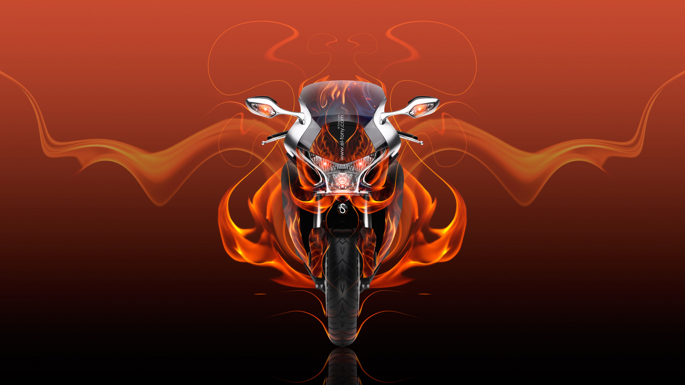 Man in Black and White Helmet Illustration. Wallpaper in 1366x768 Resolution