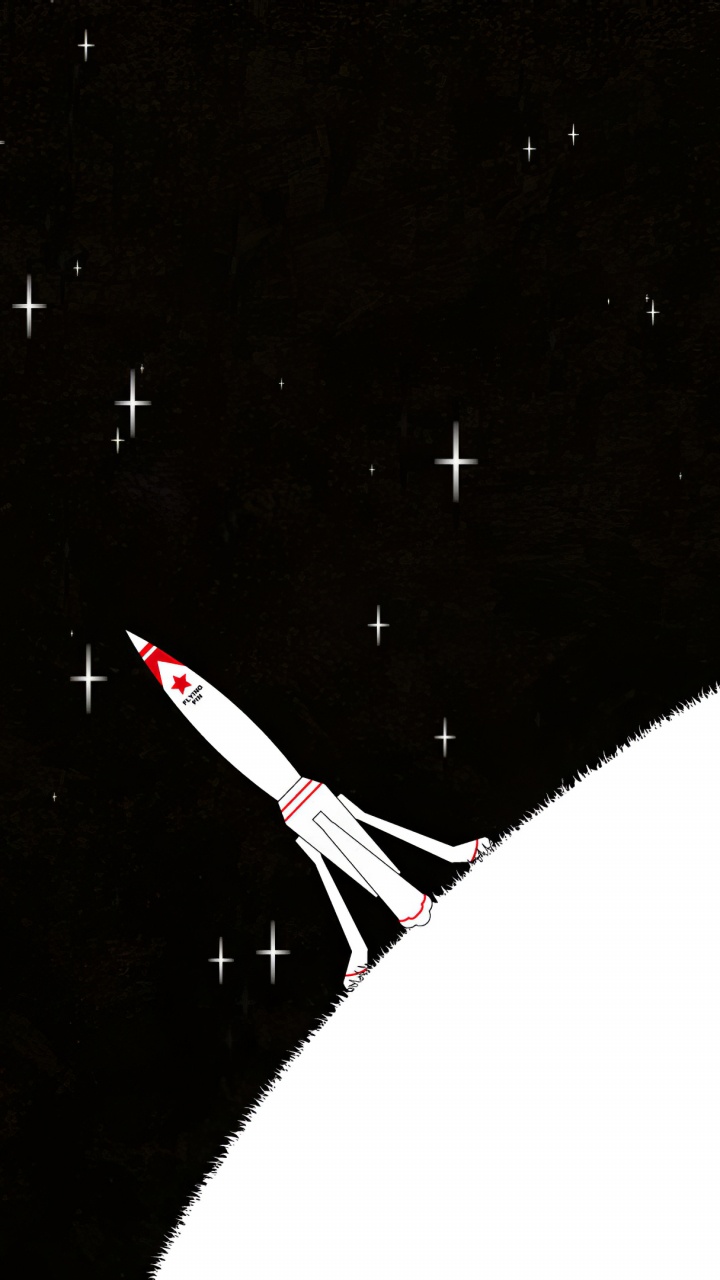 Textil Mit Weißem Und Schwarzem Sternendruck. Wallpaper in 720x1280 Resolution