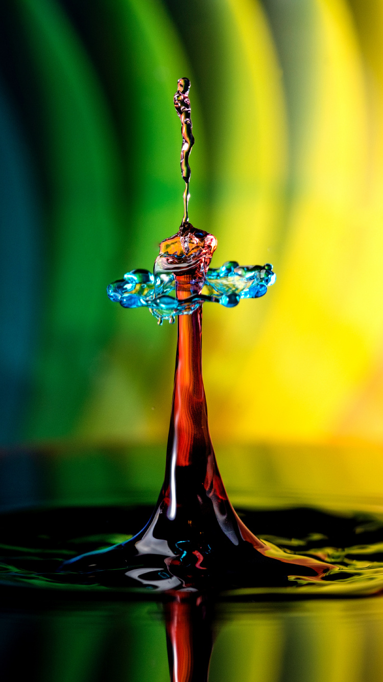 Wasser, Flüssigkeit, Apple, Verzierung, Äpfeln. Wallpaper in 750x1334 Resolution