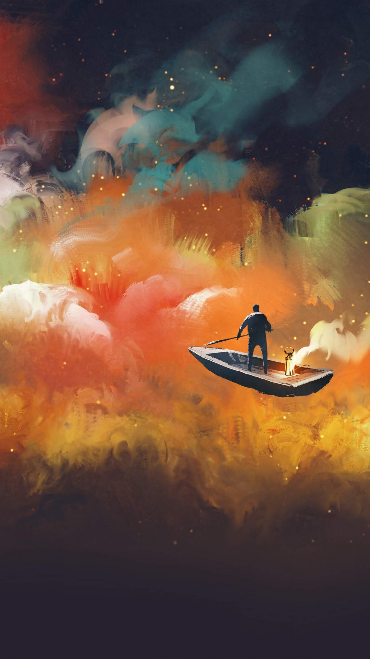 Huawei, Honor Play, Voyage Dans L'espace, Art, Espace Extérieur. Wallpaper in 750x1334 Resolution