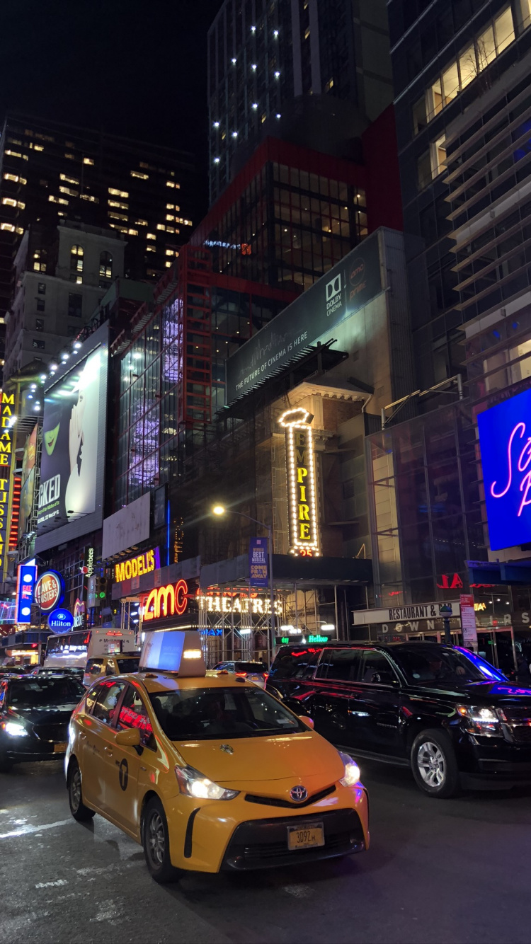 New York City, King, Compact Car, Mid Size Car, Wheel. Wallpaper in 750x1334 Resolution