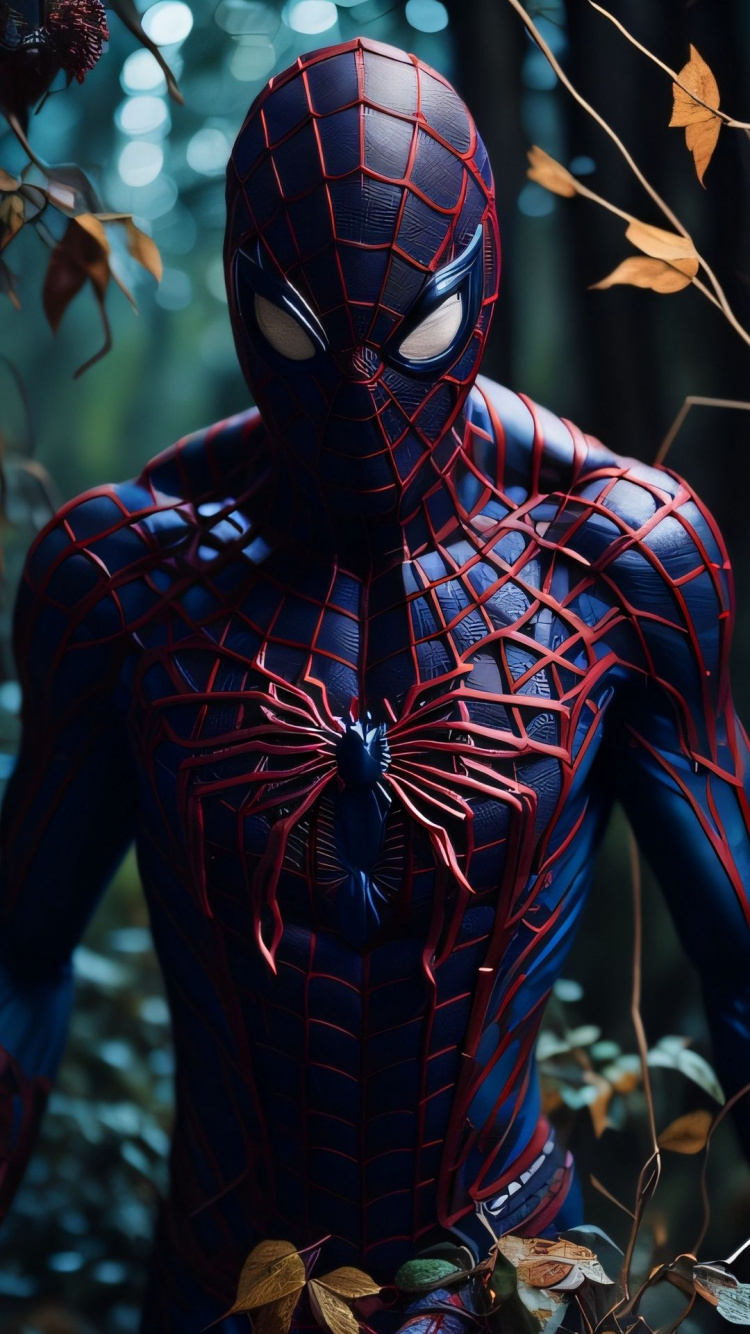 Action Figure, Outerwear, Sleeve, Spider-man, Art. Wallpaper in 750x1334 Resolution