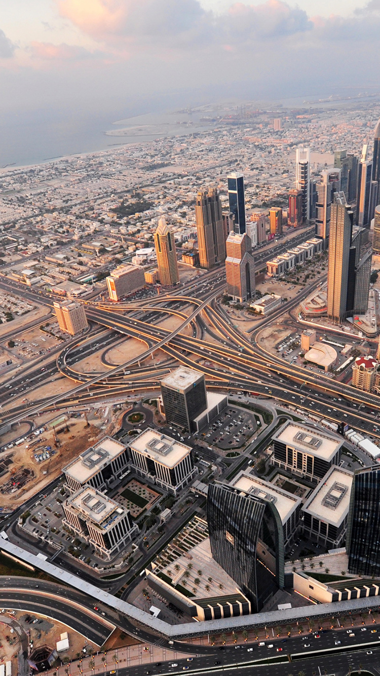 Aerial View of City Buildings During Daytime. Wallpaper in 750x1334 Resolution