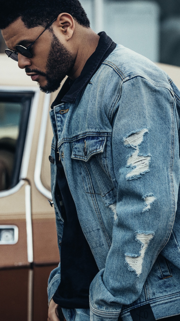 The Weeknd, Denim, Clothing, Jeans, Fashion. Wallpaper in 720x1280 Resolution