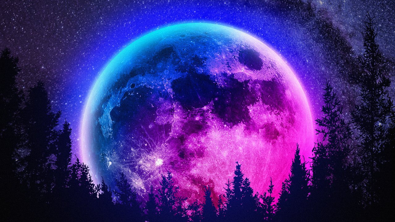 Full Moon, Supermoon, Moon, Earth, Planet. Wallpaper in 1280x720 Resolution