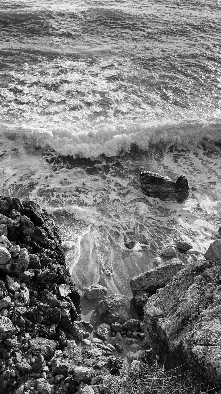 Agua, en Blanco y Negro, Curso de Agua, Los Recursos de Agua, Líquido. Wallpaper in 750x1334 Resolution