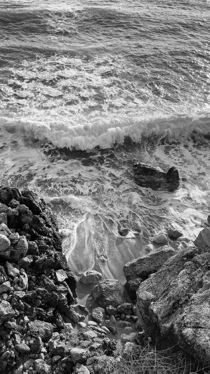 Eau, Noir et Blanc, Cours D'eau, Les Ressources en Eau, Fluide. Wallpaper in 720x1280 Resolution