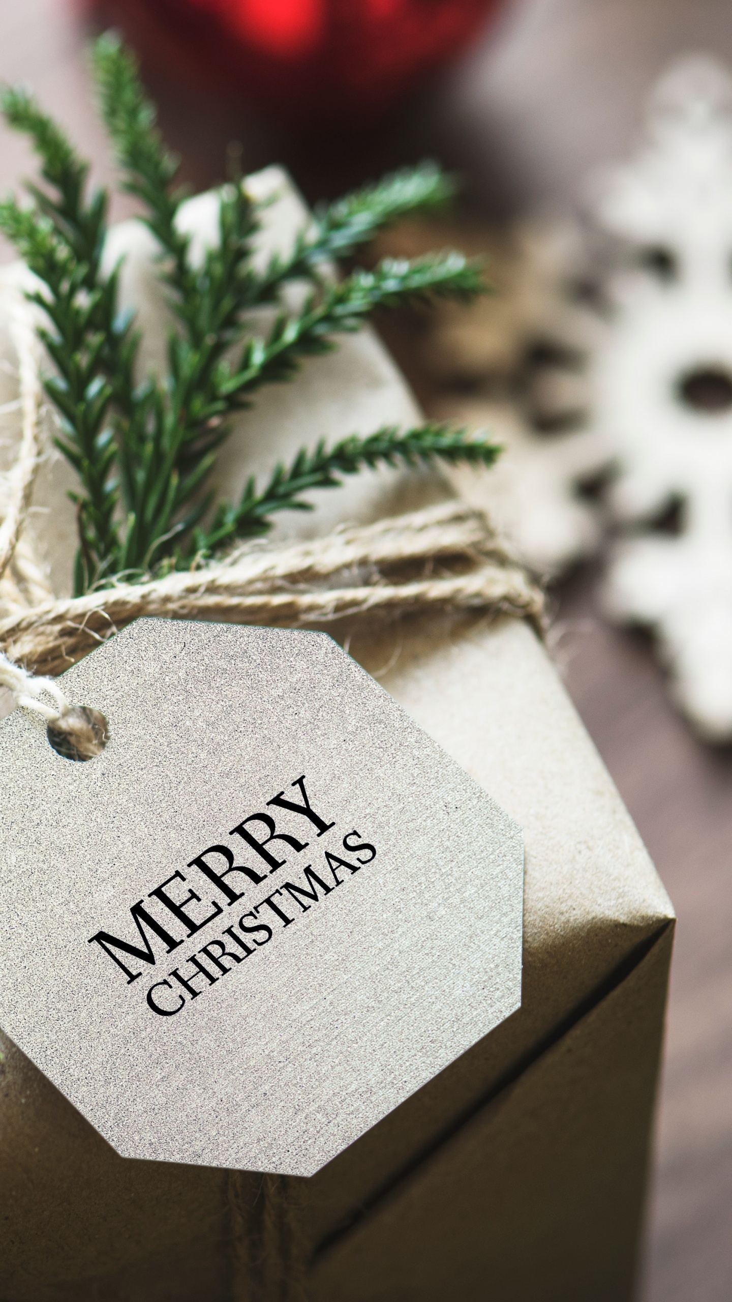 圣诞节那天, 圣诞节礼物, 礼物, 圣诞卡片, 礼品包装 壁纸 1440x2560 允许