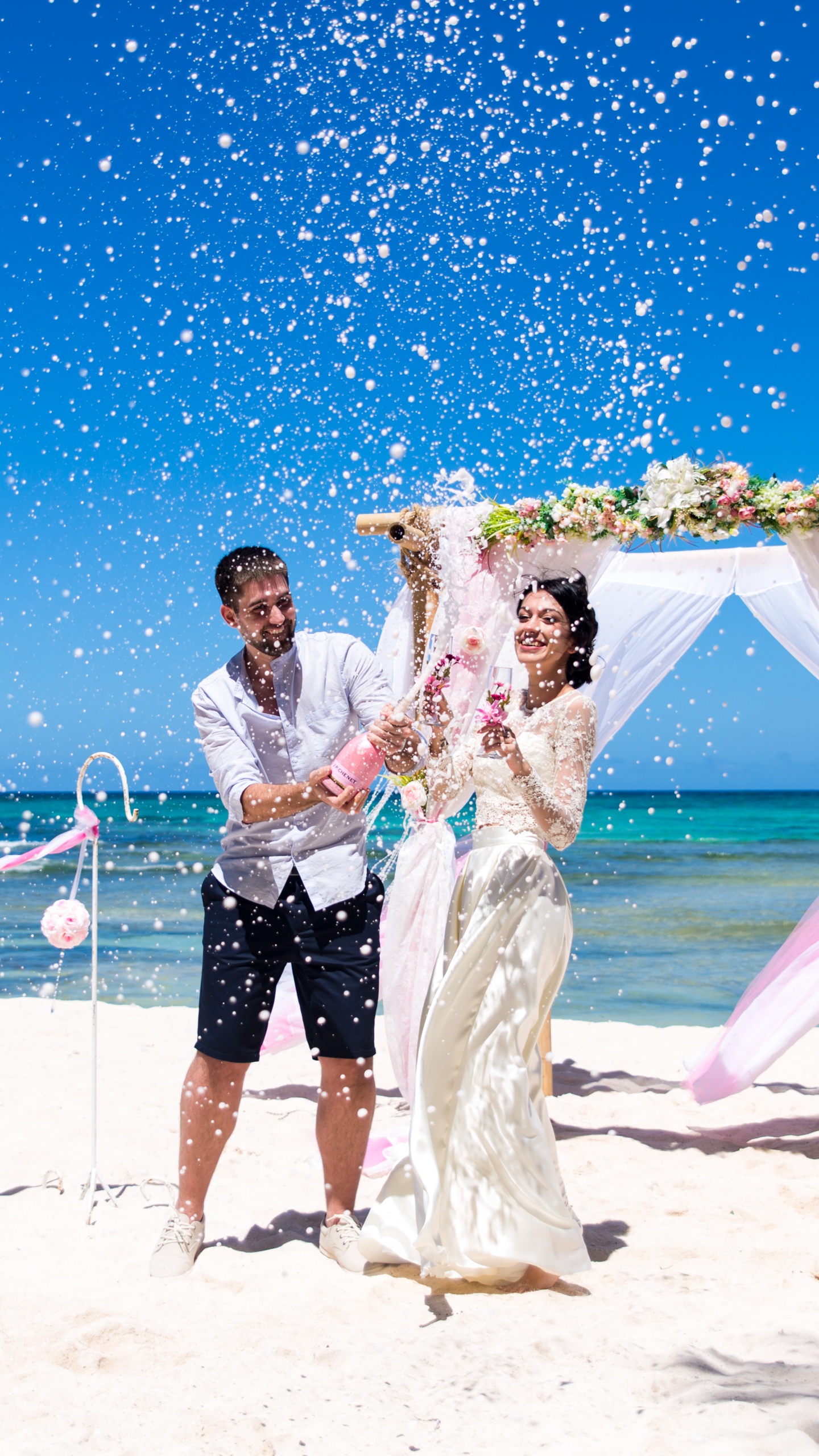 Diversión, Vacaciones, Playa, Verano, Mar. Wallpaper in 1440x2560 Resolution