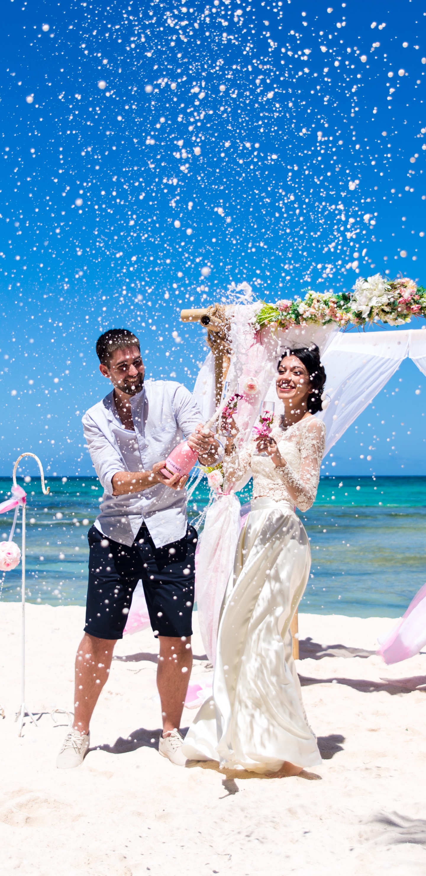 Spaß, Urlaub, Strand, Sommer, Meer. Wallpaper in 1440x2960 Resolution