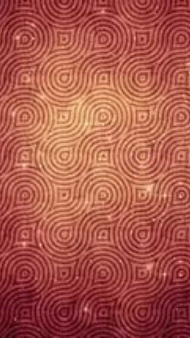 Red and White Paisley Textile. Wallpaper in 750x1334 Resolution