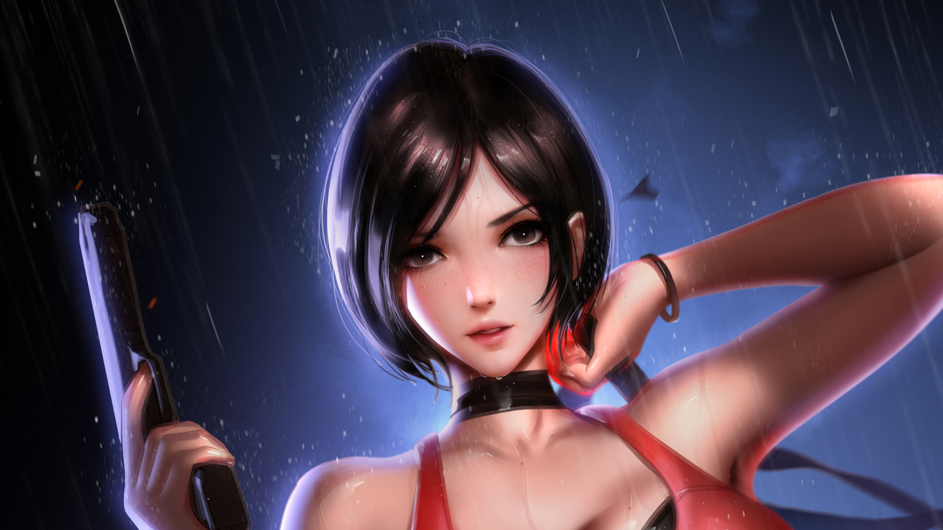 Ada Wong, Resident Evil 4, Resident Evil 2, Leon S Kennedy, Anime. Wallpaper in 1920x1080 Resolution