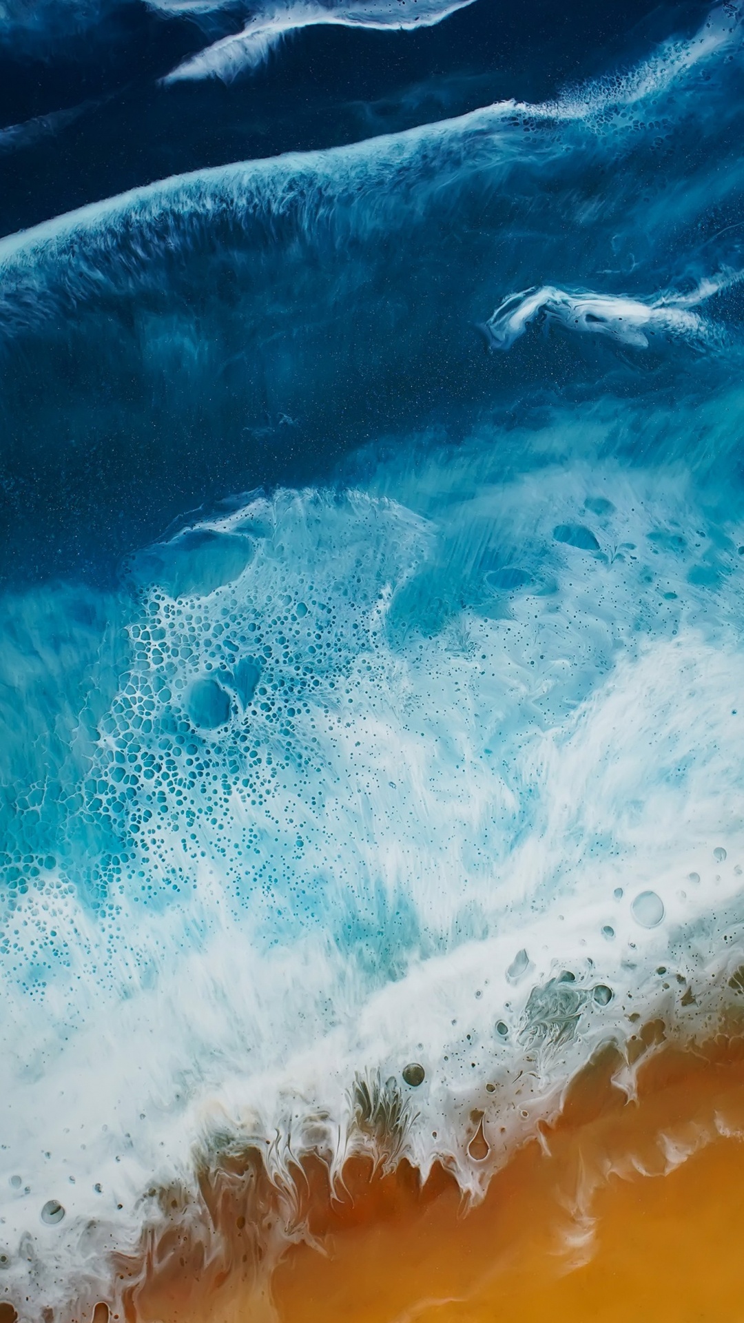 Agua, Mar, Arte, Gráficos, Epoxy. Wallpaper in 1080x1920 Resolution