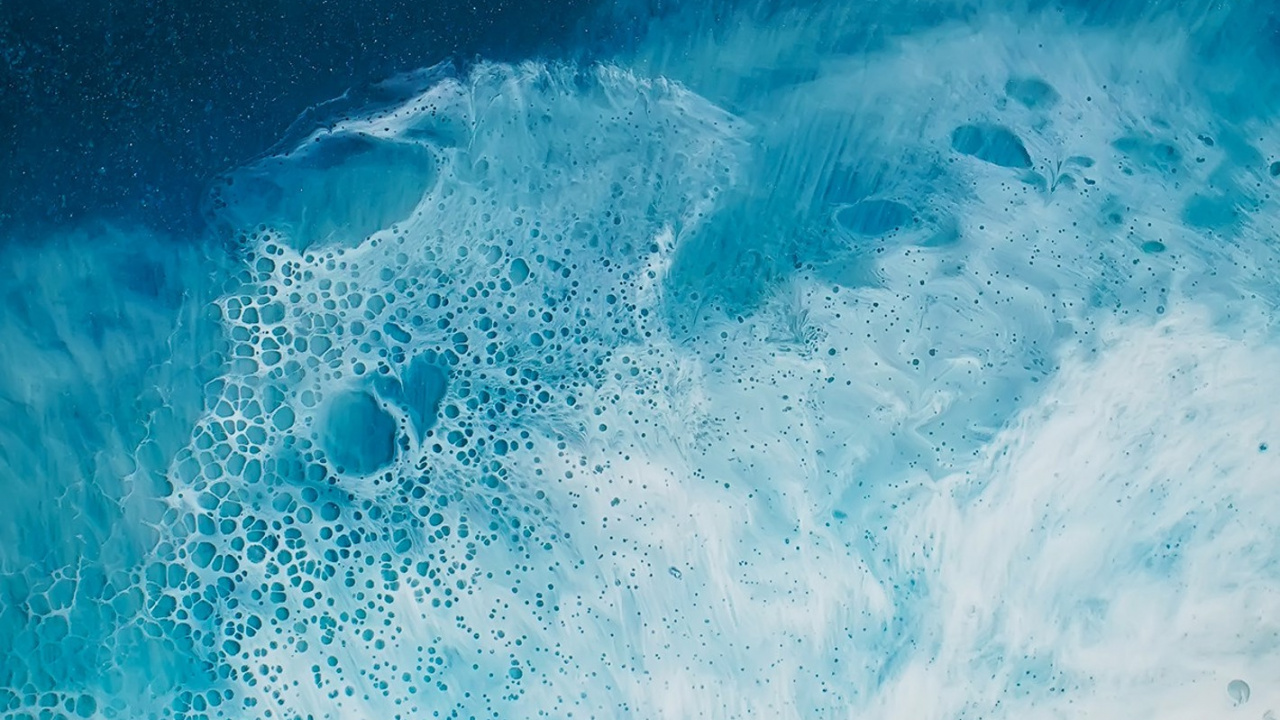 Welle, Wasser, Meer, Malerei, Kunst. Wallpaper in 1280x720 Resolution