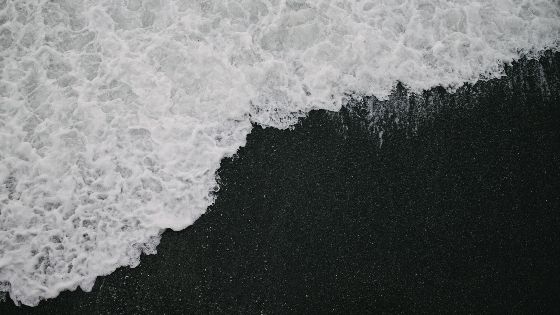 Minimalism, White, Water, Black, Wave. Wallpaper in 1920x1080 Resolution