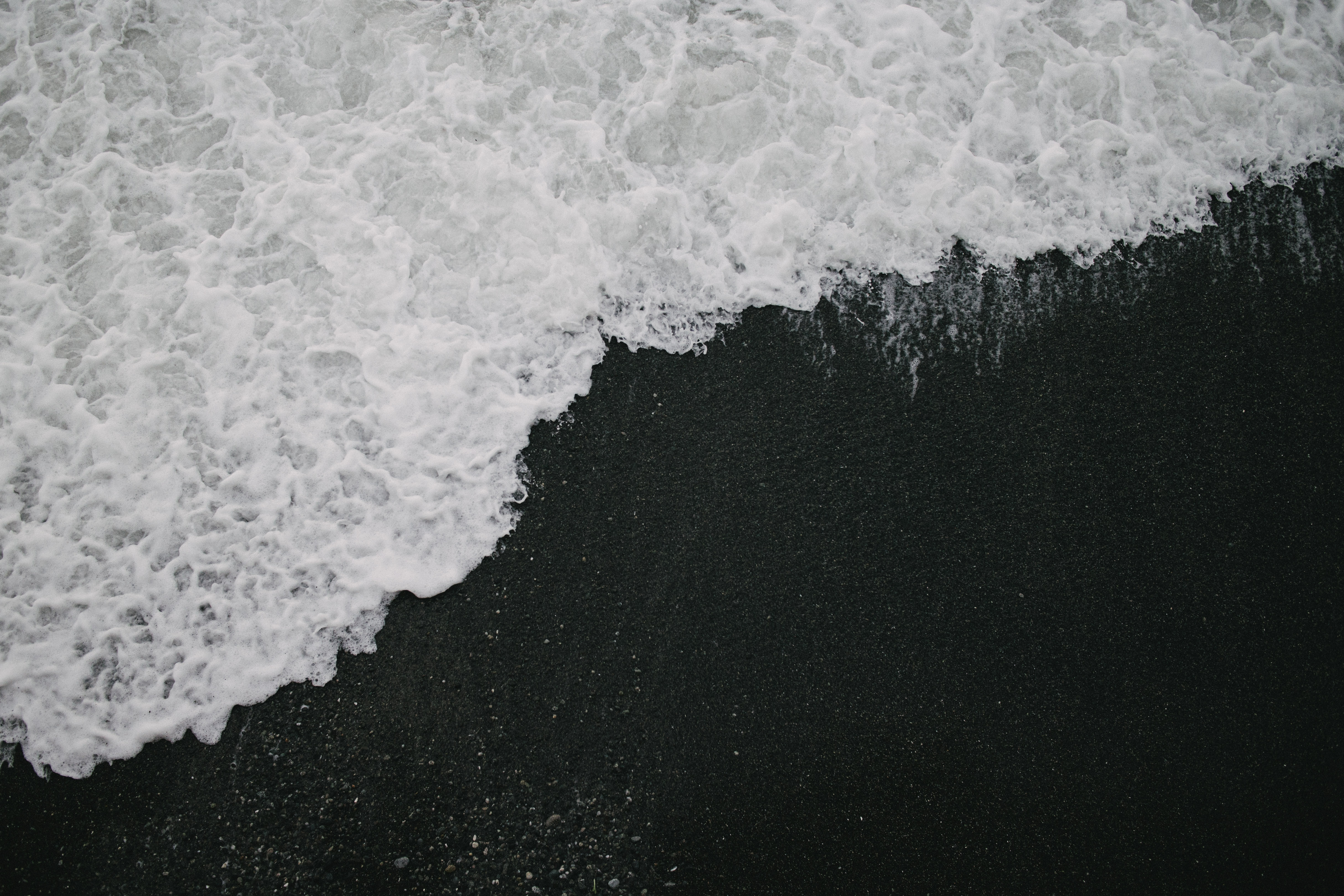 Wallpaper Minimalism White Water Black Wave Background  Download Free  Image