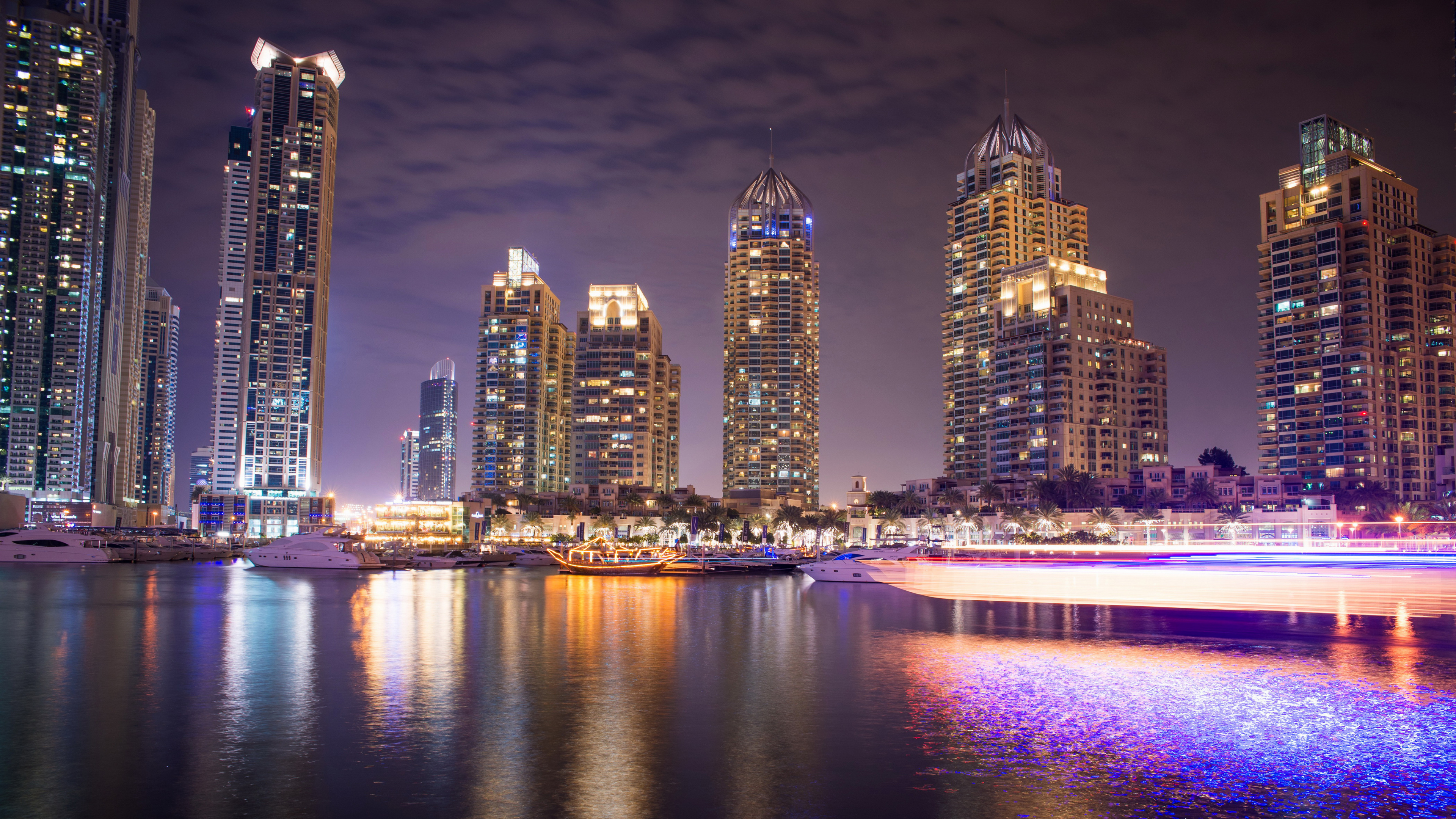 City Skyline During Night Time. Wallpaper in 3840x2160 Resolution