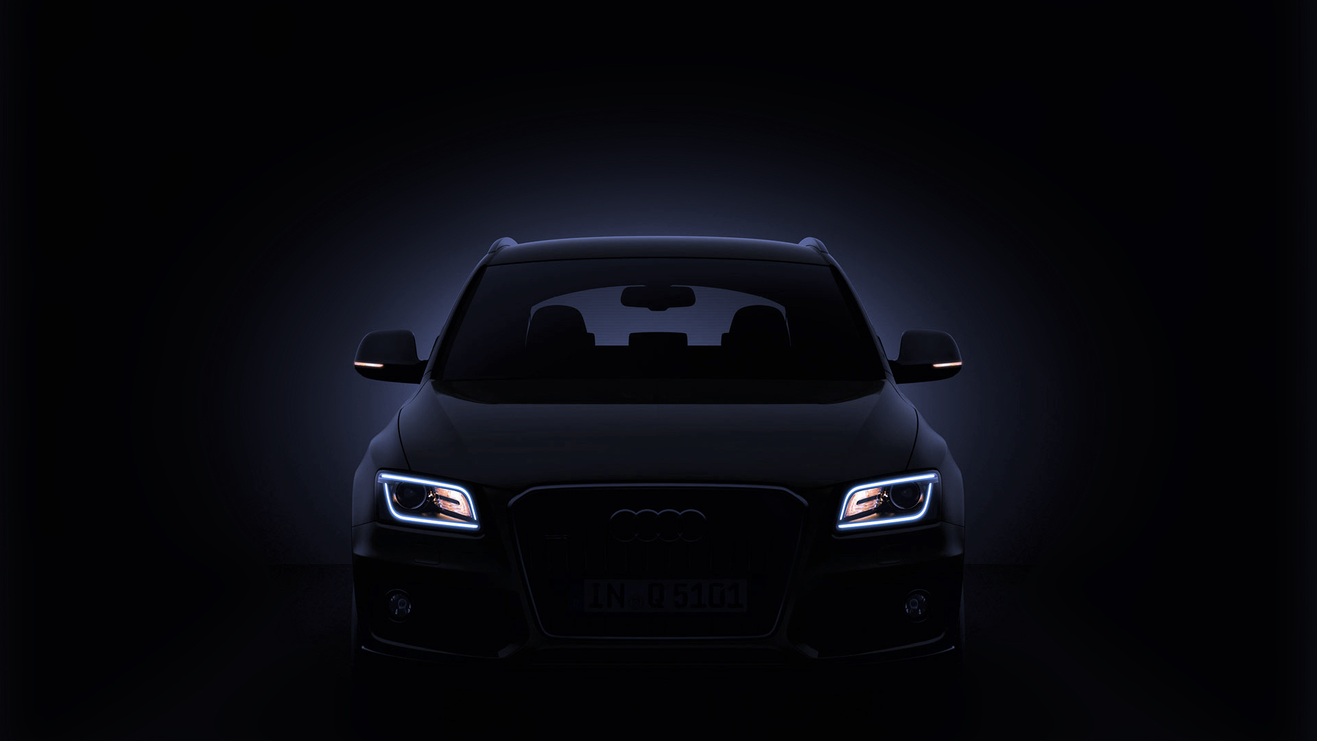 Bmw m 3 Noir Sur Fond Noir. Wallpaper in 1920x1080 Resolution