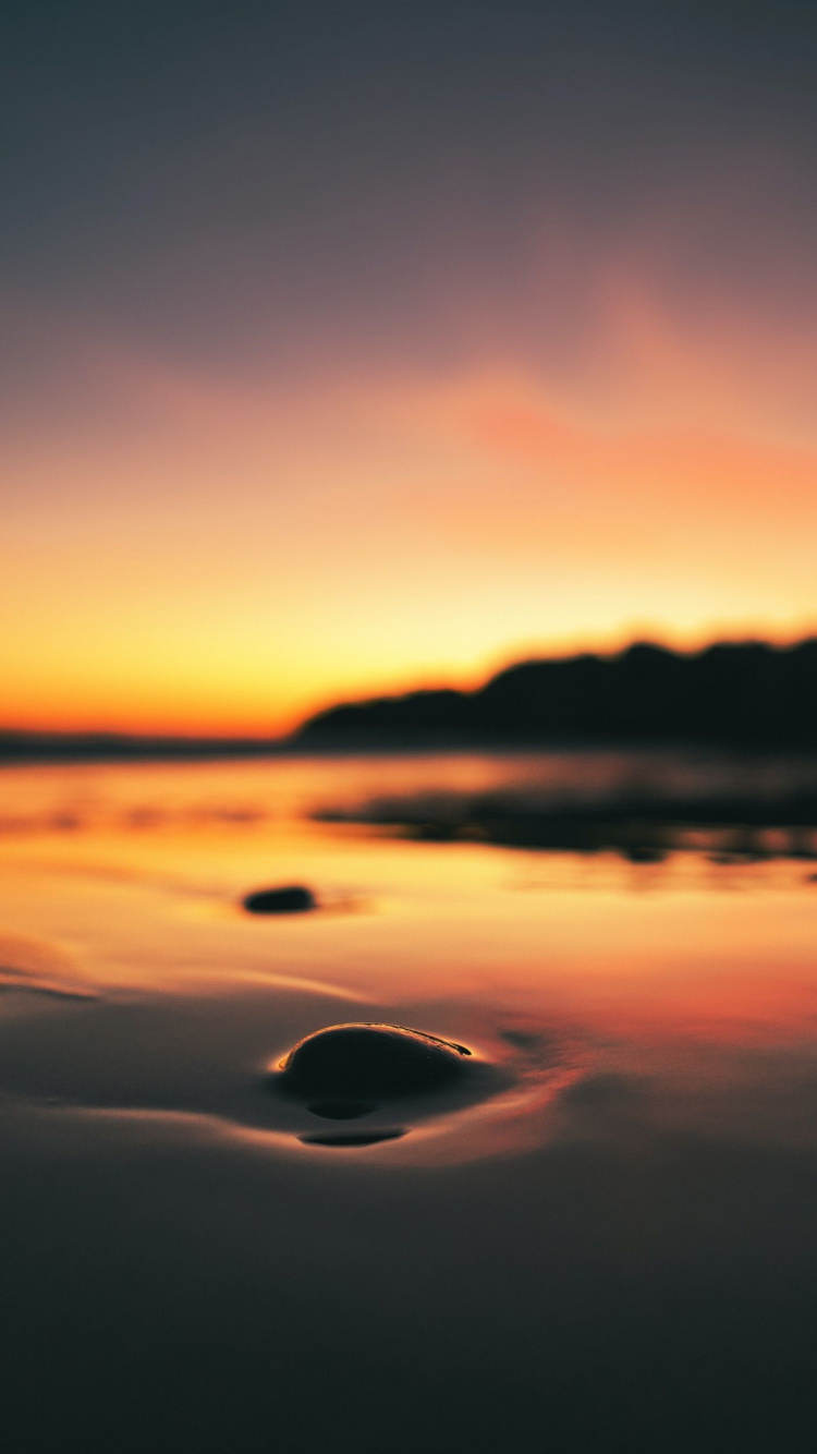 Sunset at Antelope Island, Antelope Island, Sunset, Water, Liquid. Wallpaper in 750x1334 Resolution