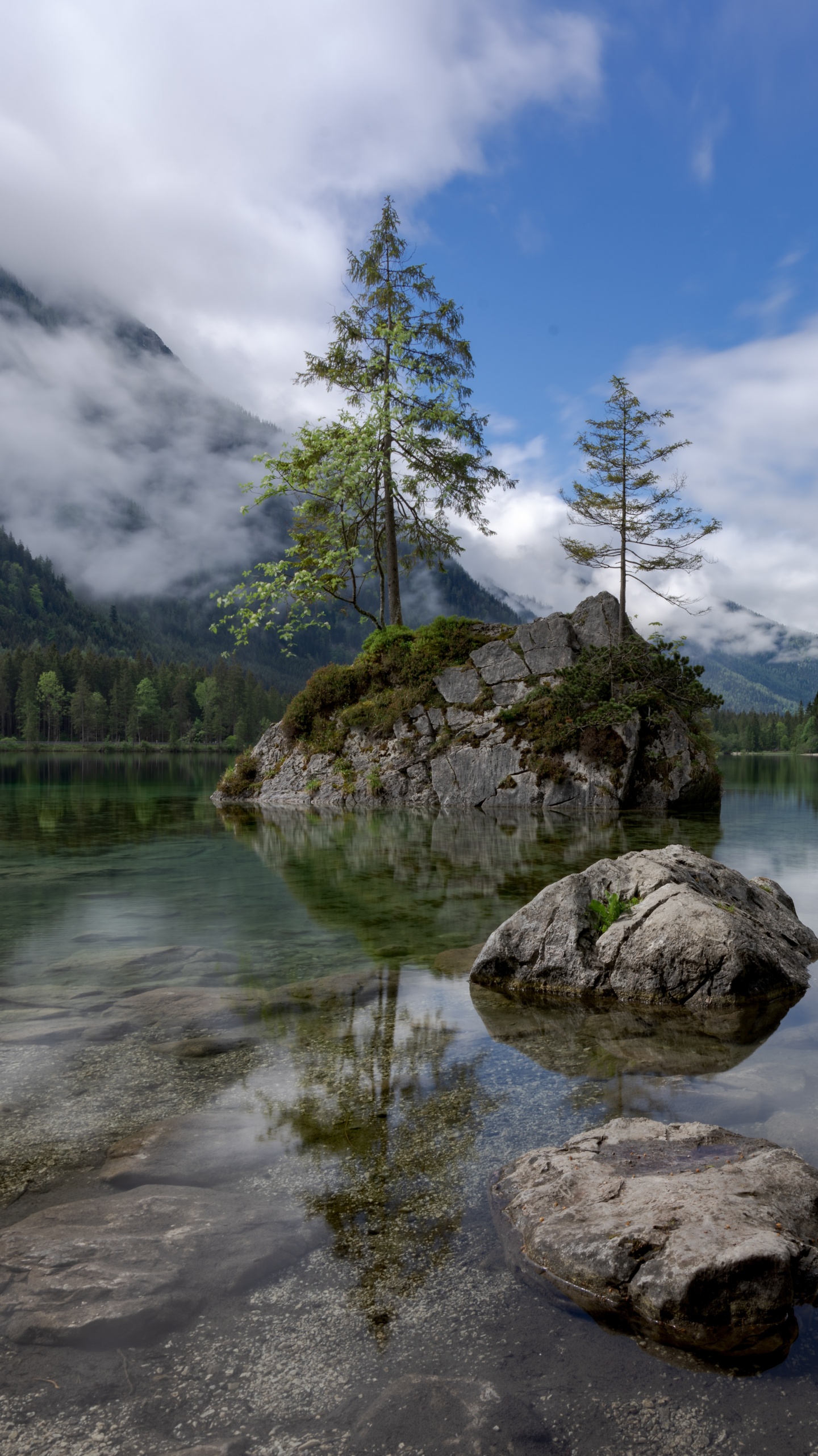 Cuerpo de Agua, Naturaleza, Reflexión, Paisaje Natural, Agua. Wallpaper in 1440x2560 Resolution