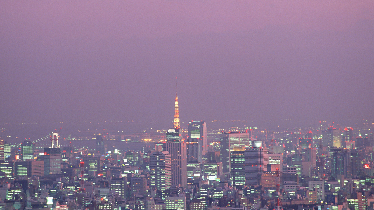 City Skyline During Night Time. Wallpaper in 1280x720 Resolution