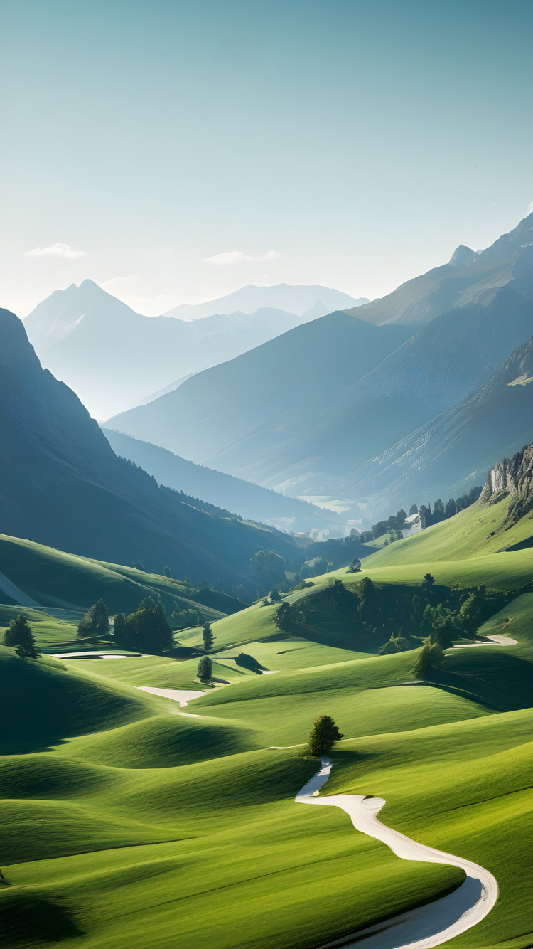 Crête, Apple, L'écorégion, Green, Paysage Naturel. Wallpaper in 750x1334 Resolution