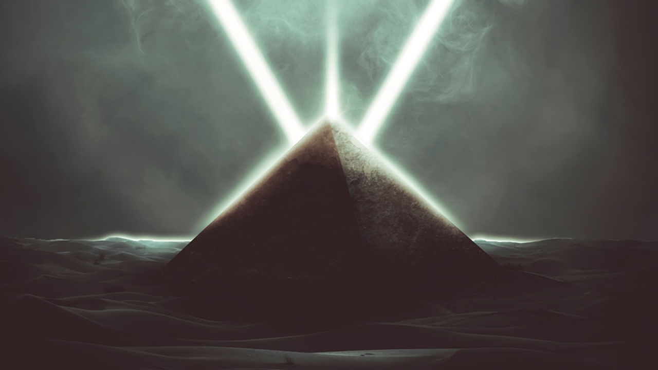 Abstrakte Schwarz-Weiß-Malerei. Wallpaper in 1280x720 Resolution