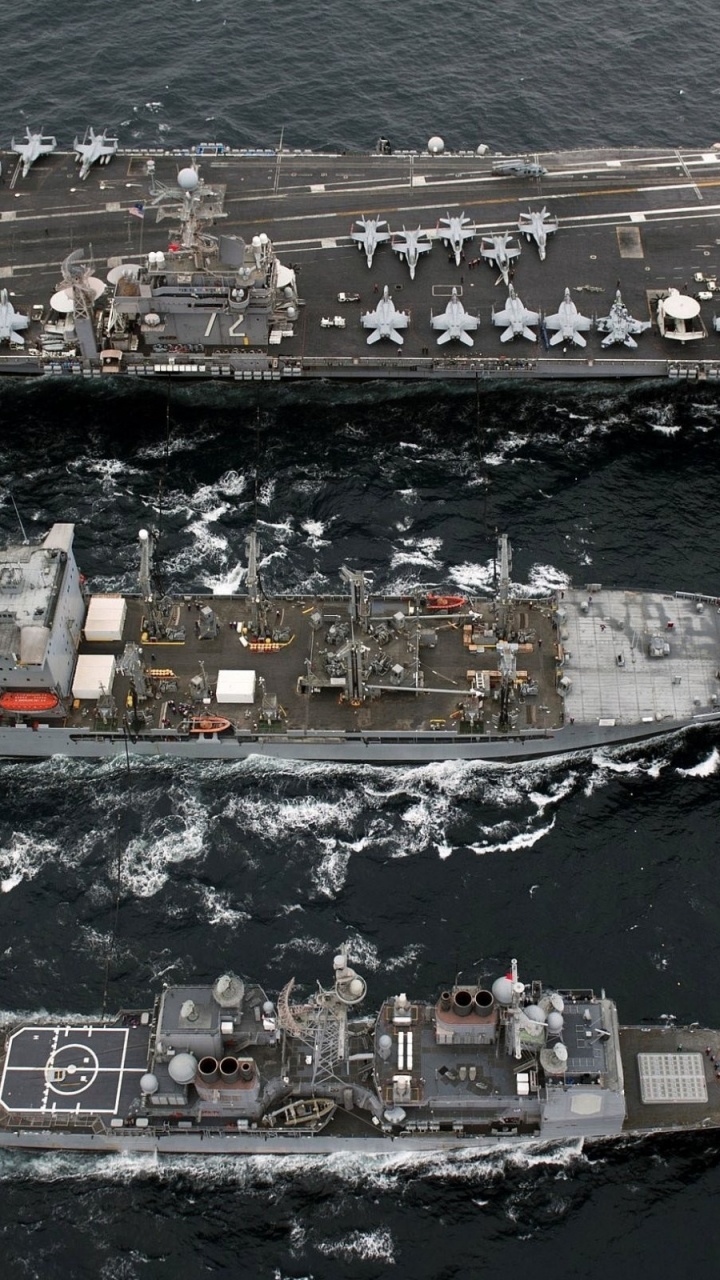 USS Abraham Lincoln CVN-72, Aircraft Carrier, Warship, Naval Ship, United States Navy. Wallpaper in 720x1280 Resolution