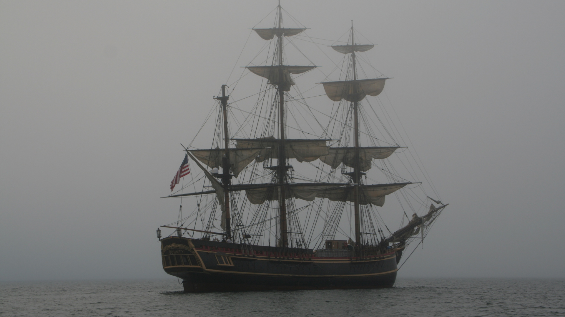 Brown and White Galleon Ship on Sea During Daytime. Wallpaper in 1920x1080 Resolution