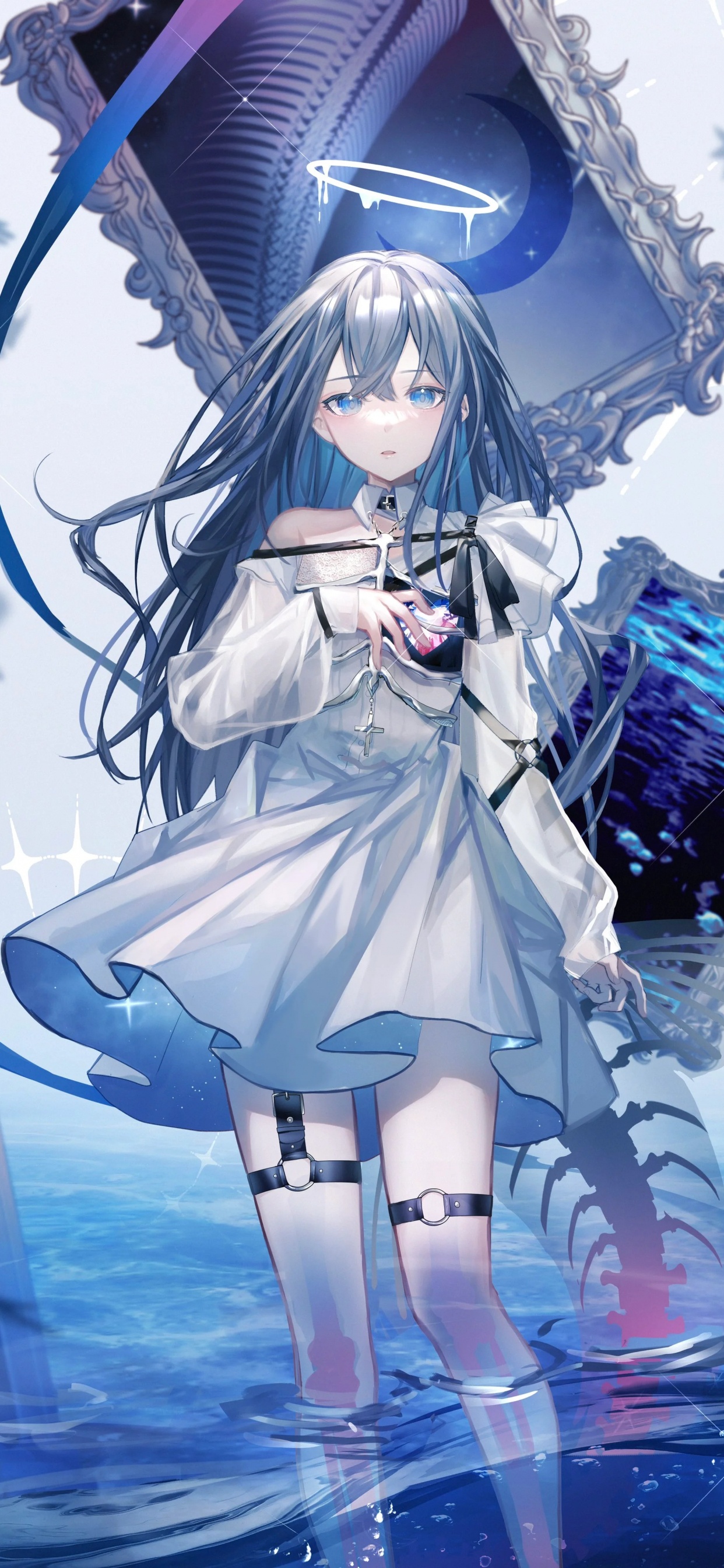 Anime, Illustration, Klasse 101 LLC, Gelbooru, Danbooru. Wallpaper in 1242x2688 Resolution