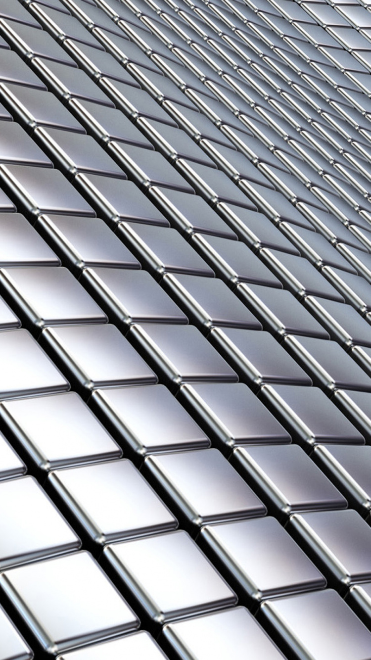 Schwarz-weißer Metallrahmen. Wallpaper in 750x1334 Resolution