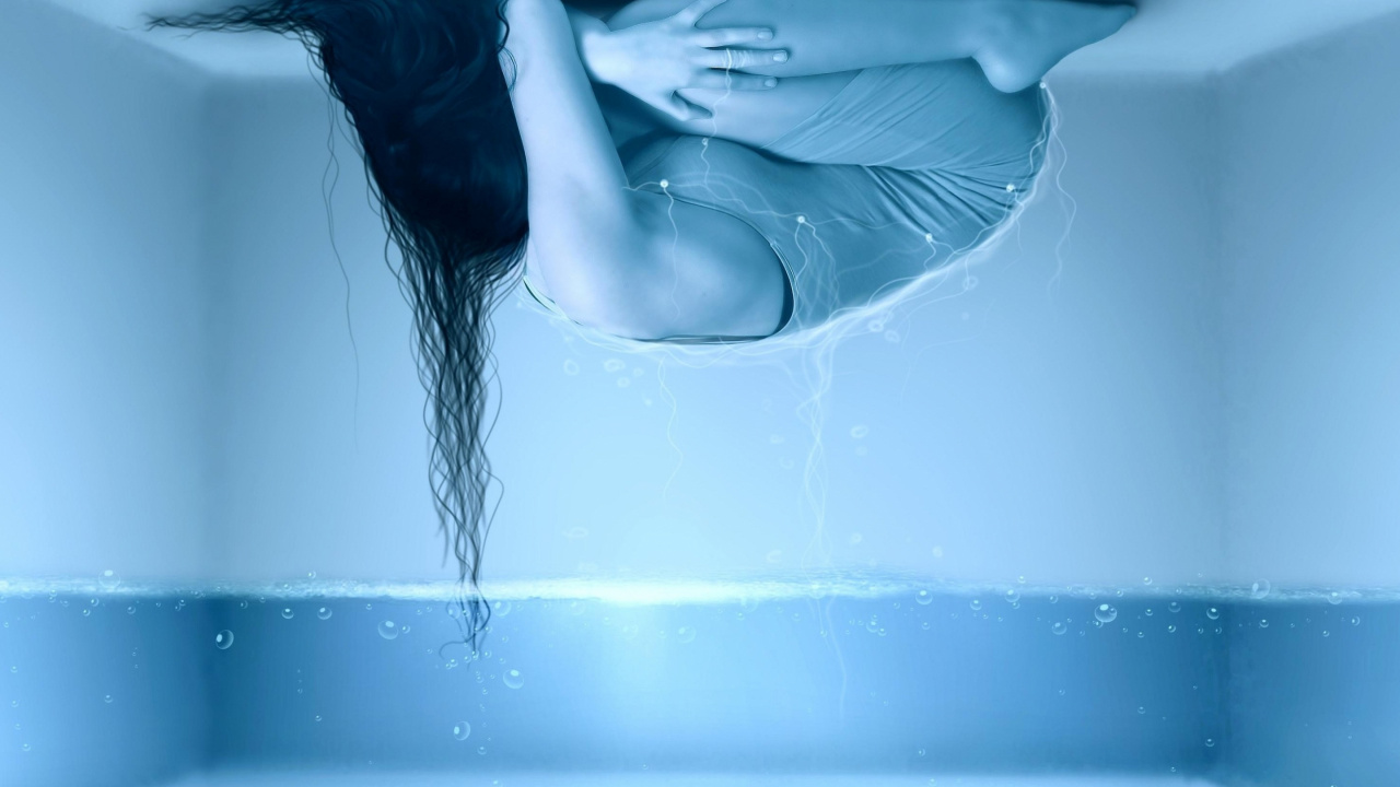 Azul, Agua, Hielo, Congelación. Wallpaper in 1280x720 Resolution