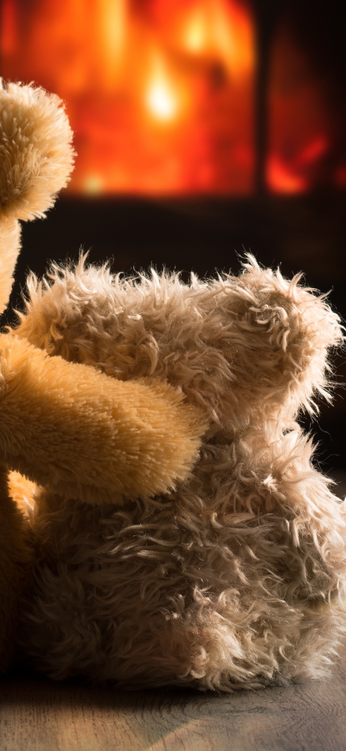 Osito, Peluche de Juguete, Oso, Pelaje, Abrazo de Peluche. Wallpaper in 1125x2436 Resolution