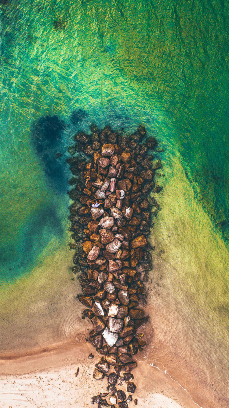 Apple, Smartphone, Peinture, Art, de Teintes et de Nuances. Wallpaper in 750x1334 Resolution