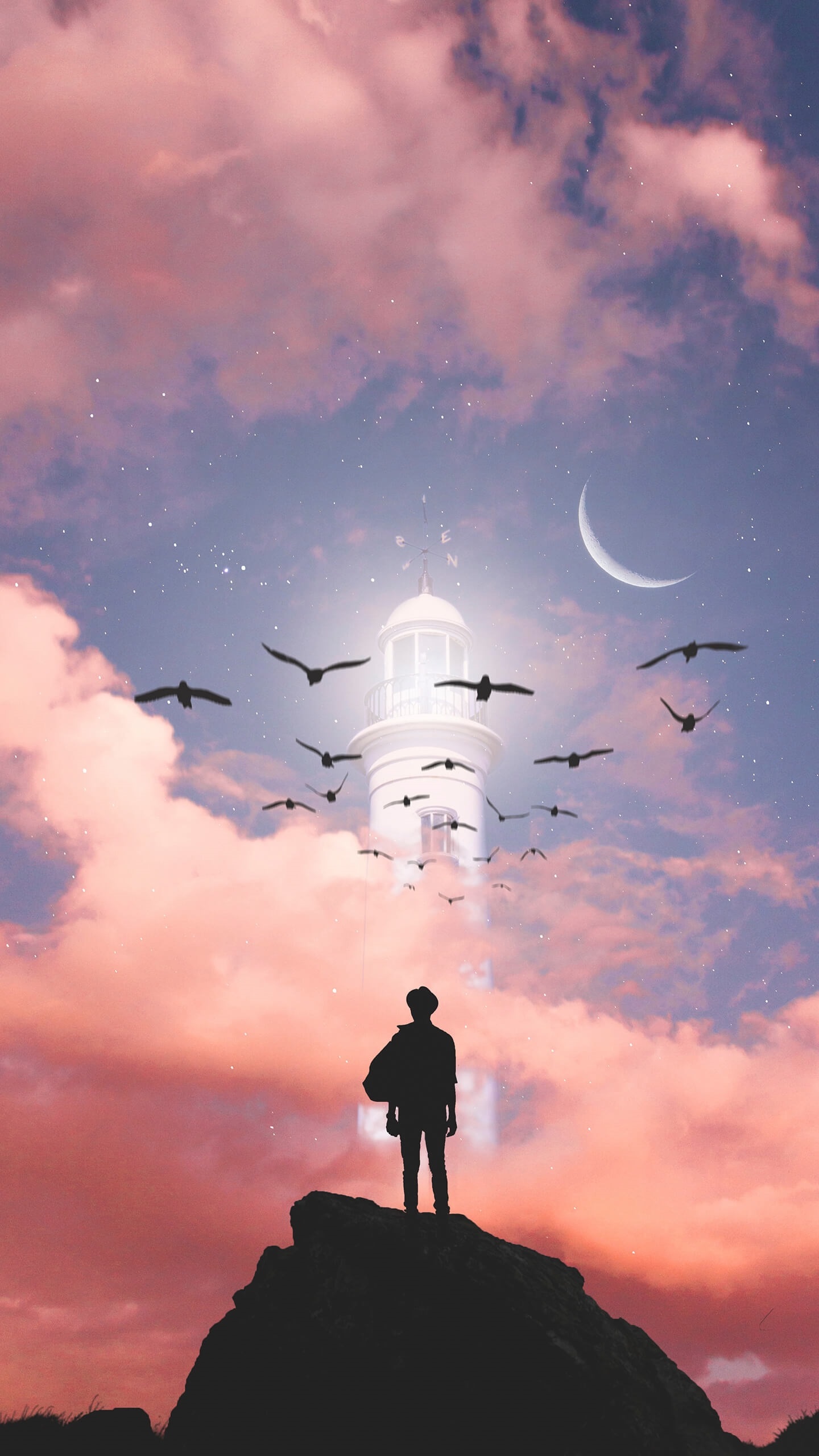 Soundcloud, Ambiente, Luz, Naturaleza, Atardecer. Wallpaper in 1440x2560 Resolution