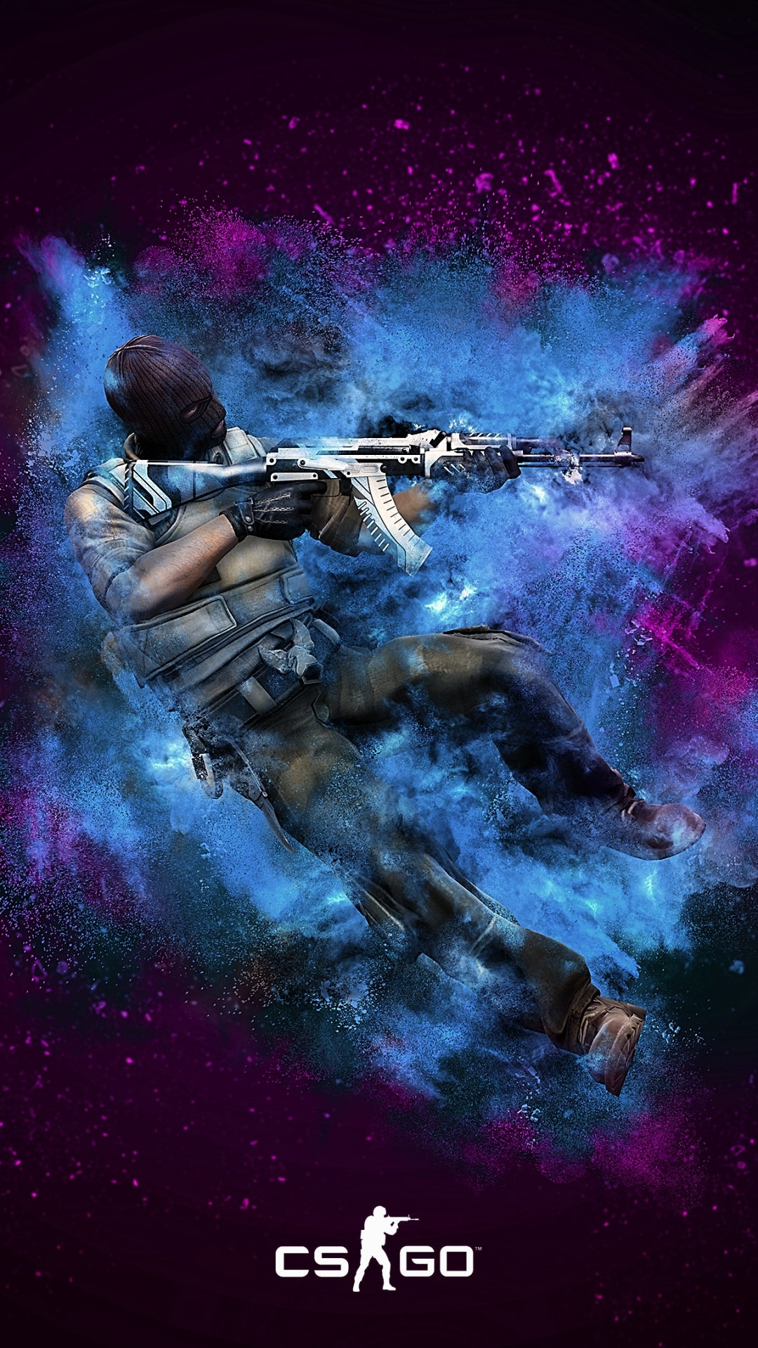 Counter-Strike Global Offensive, Art, Astronomical Object, Space, Darkness. Wallpaper in 1080x1920 Resolution