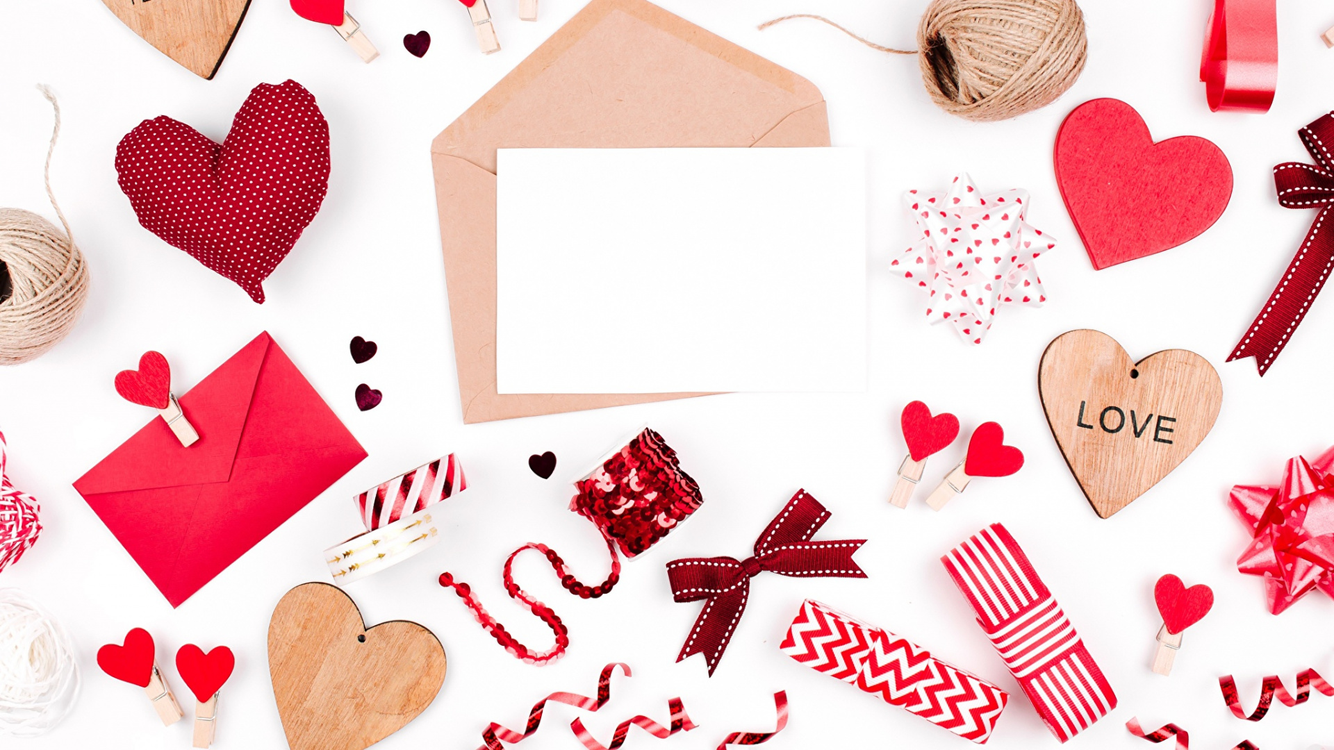 le Jour de Valentines, Cœur, Amour, Carte de Voeux, Pétale. Wallpaper in 1920x1080 Resolution