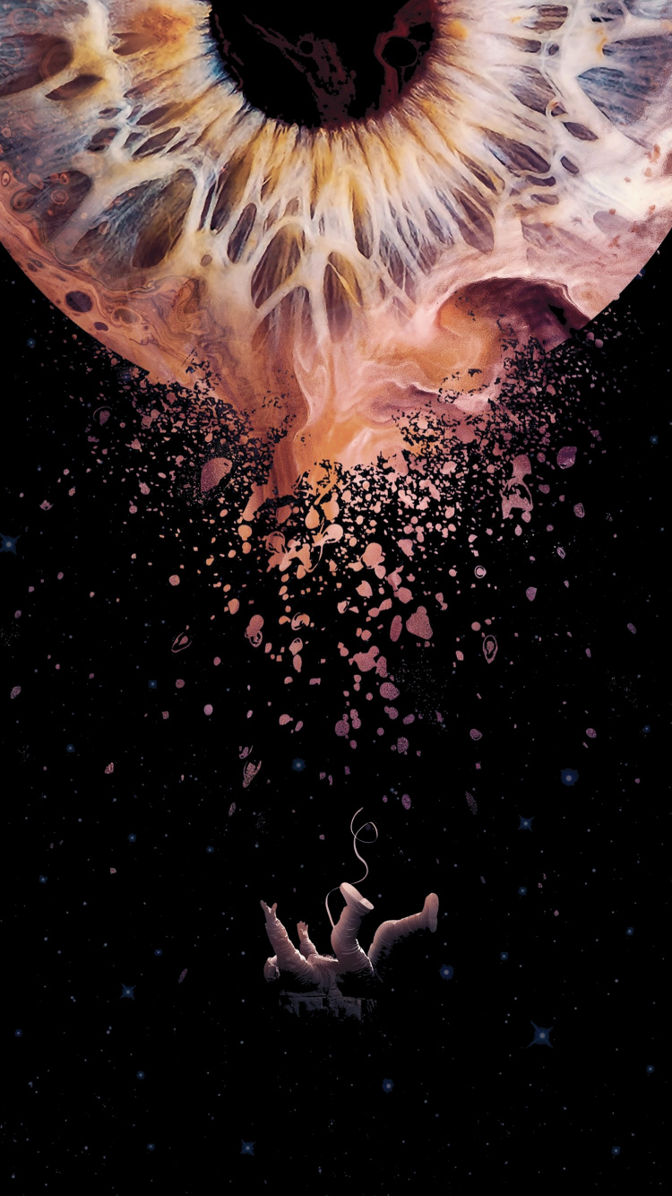 Tout Est un Art de L'illusion, Greg Haway, Art, Oeil de L'espace, Ciels Tristes. Wallpaper in 750x1334 Resolution