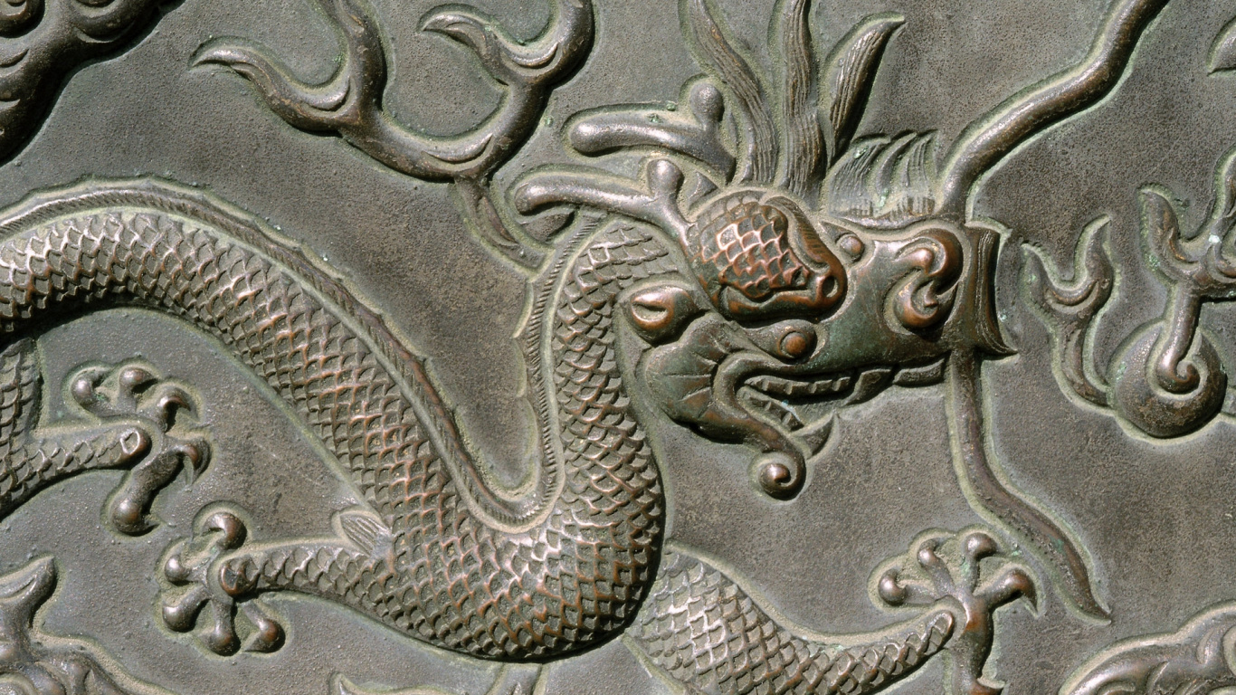 Muro de Hormigón en Relieve Floral Gris. Wallpaper in 1366x768 Resolution