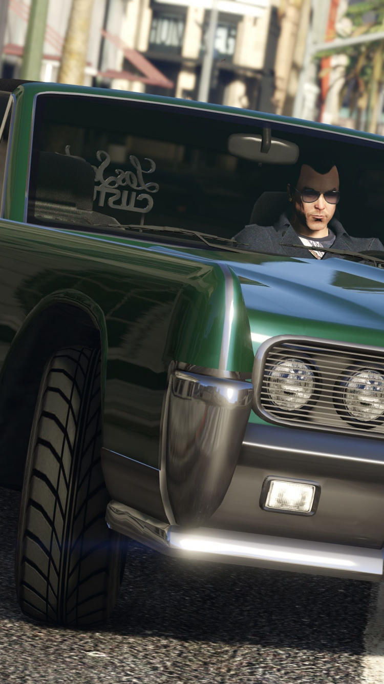 Grand Theft Auto v, Grand Theft Auto en Ligne, Rockstar Games, Playstation 4, Voiture. Wallpaper in 750x1334 Resolution