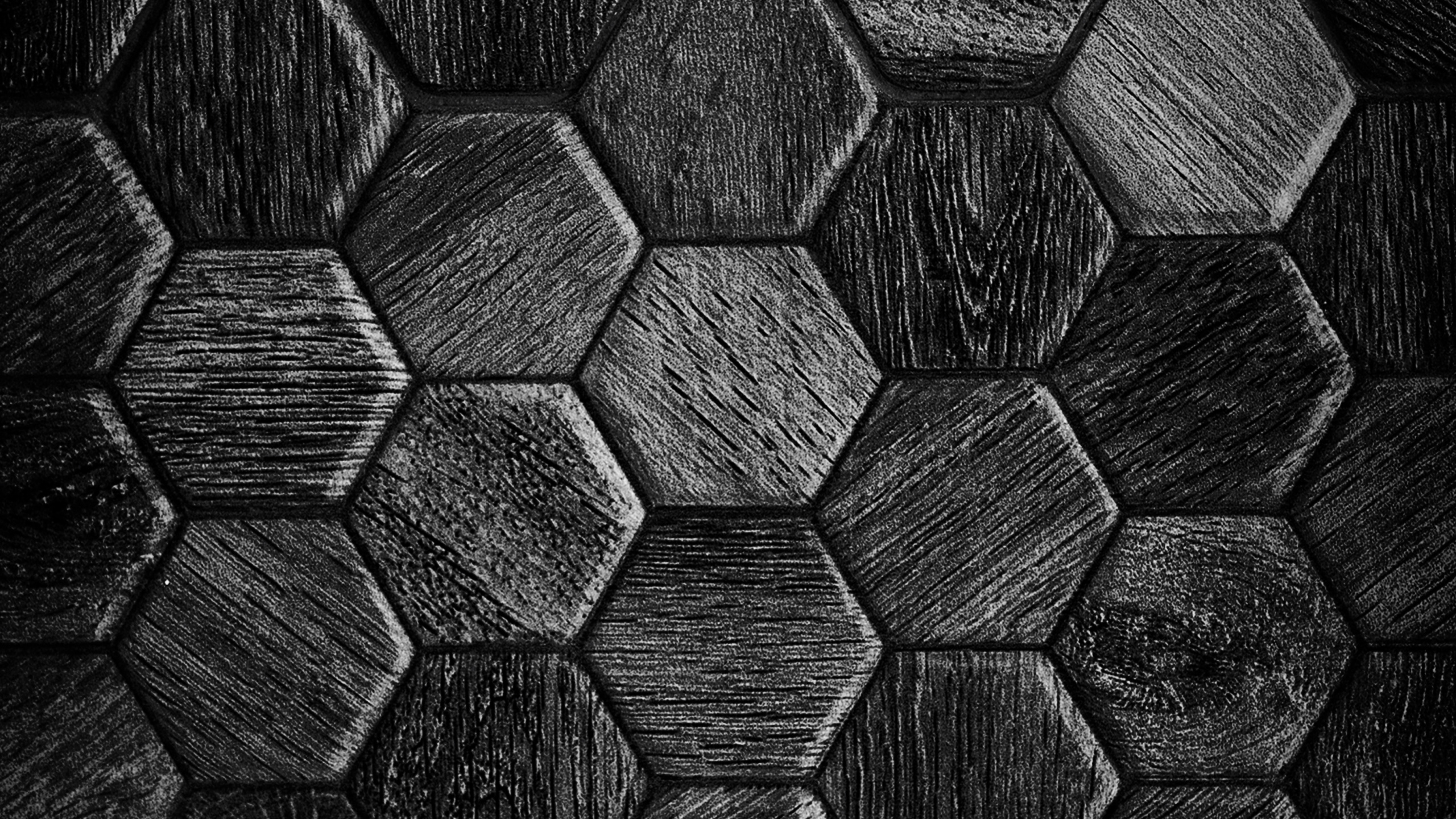 Grey, Black and White, Art, Symmetry, Tints and Shades. Wallpaper in 2560x1440 Resolution