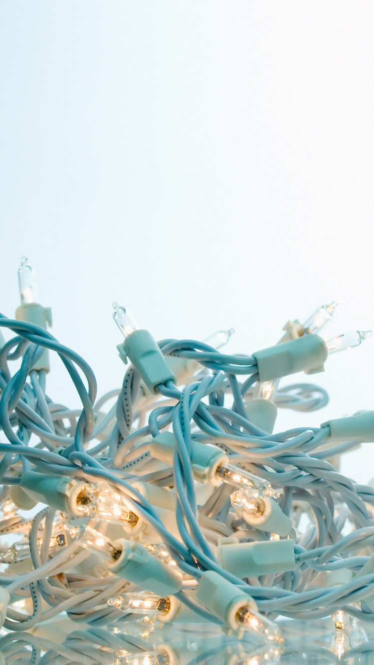 Christmas Day, Christmas Lights, Turquoise, Christmas, Holiday. Wallpaper in 750x1334 Resolution