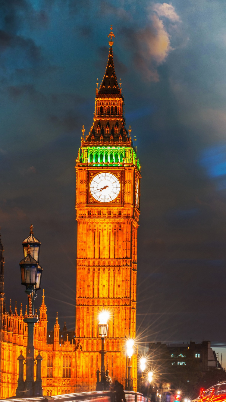 Big Ben, Palace of Westminster, Cloud, Gebäude, Tower. Wallpaper in 750x1334 Resolution