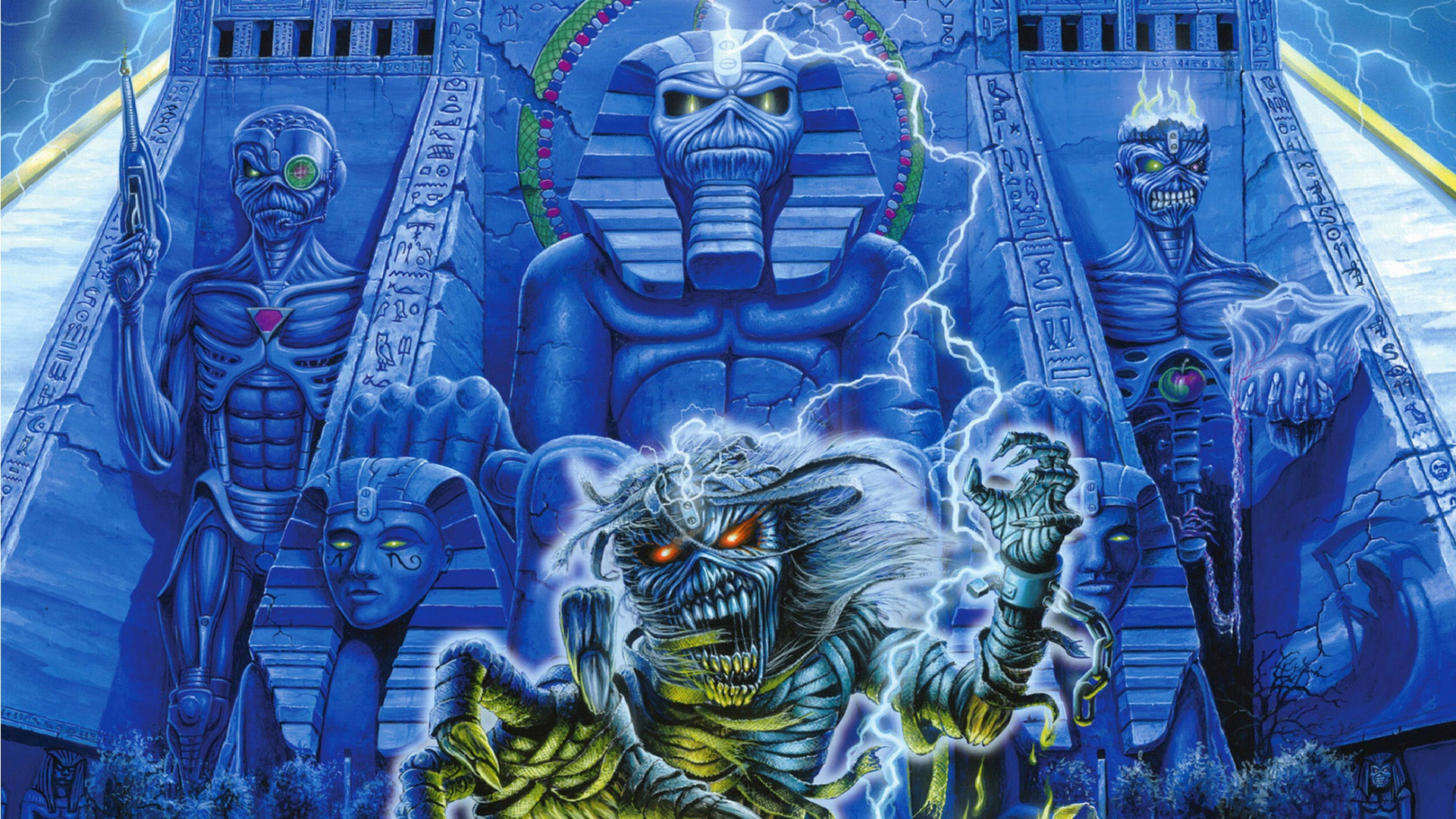 Iron Maiden, le Heavy Metal, Eddie, Le Meilleur de la Bête, Art. Wallpaper in 1920x1080 Resolution