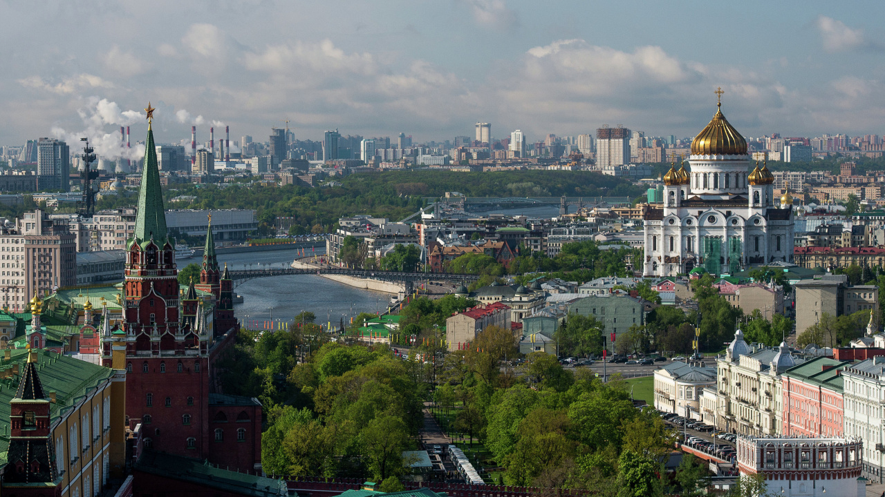 Aerial View of City Buildings During Daytime. Wallpaper in 1280x720 Resolution