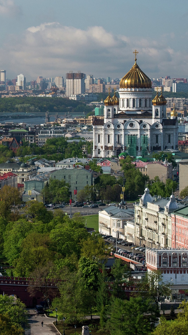 Aerial View of City Buildings During Daytime. Wallpaper in 720x1280 Resolution