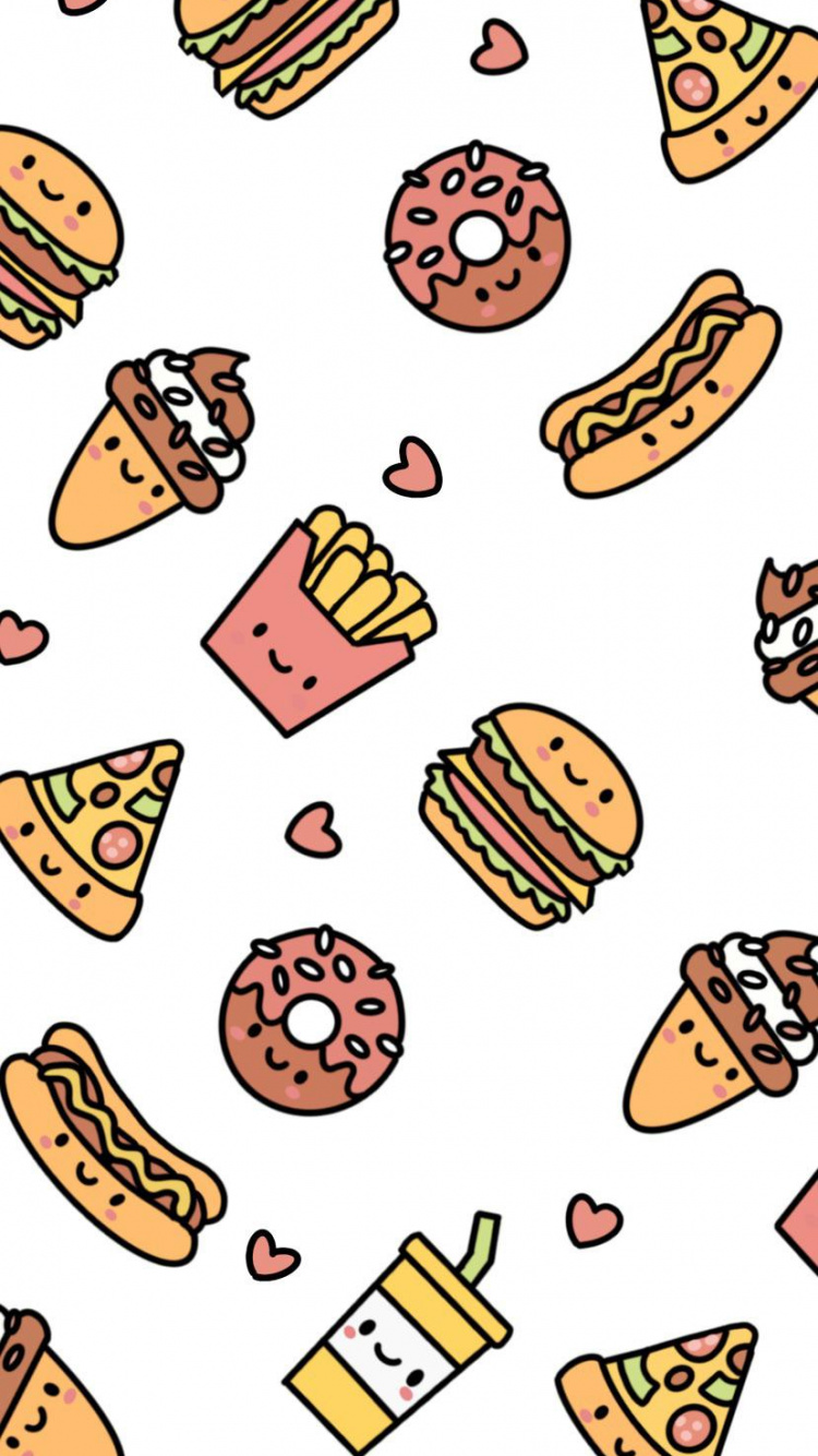 Alimento, Blanco, Naranja, Amarillo, Fila. Wallpaper in 750x1334 Resolution