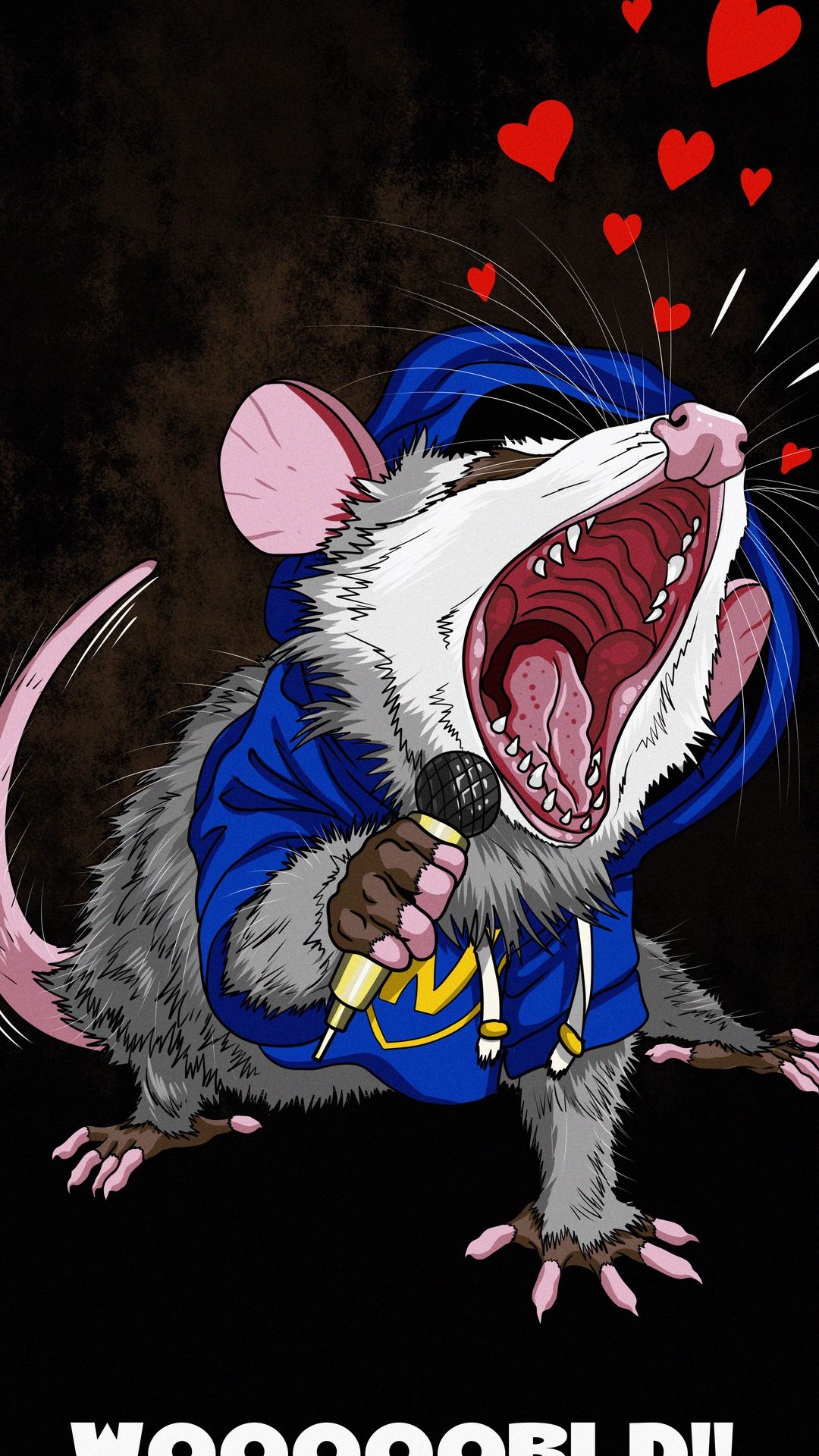 Art, Fiction, Fang, Jaw, Gesture. Wallpaper in 1080x1920 Resolution