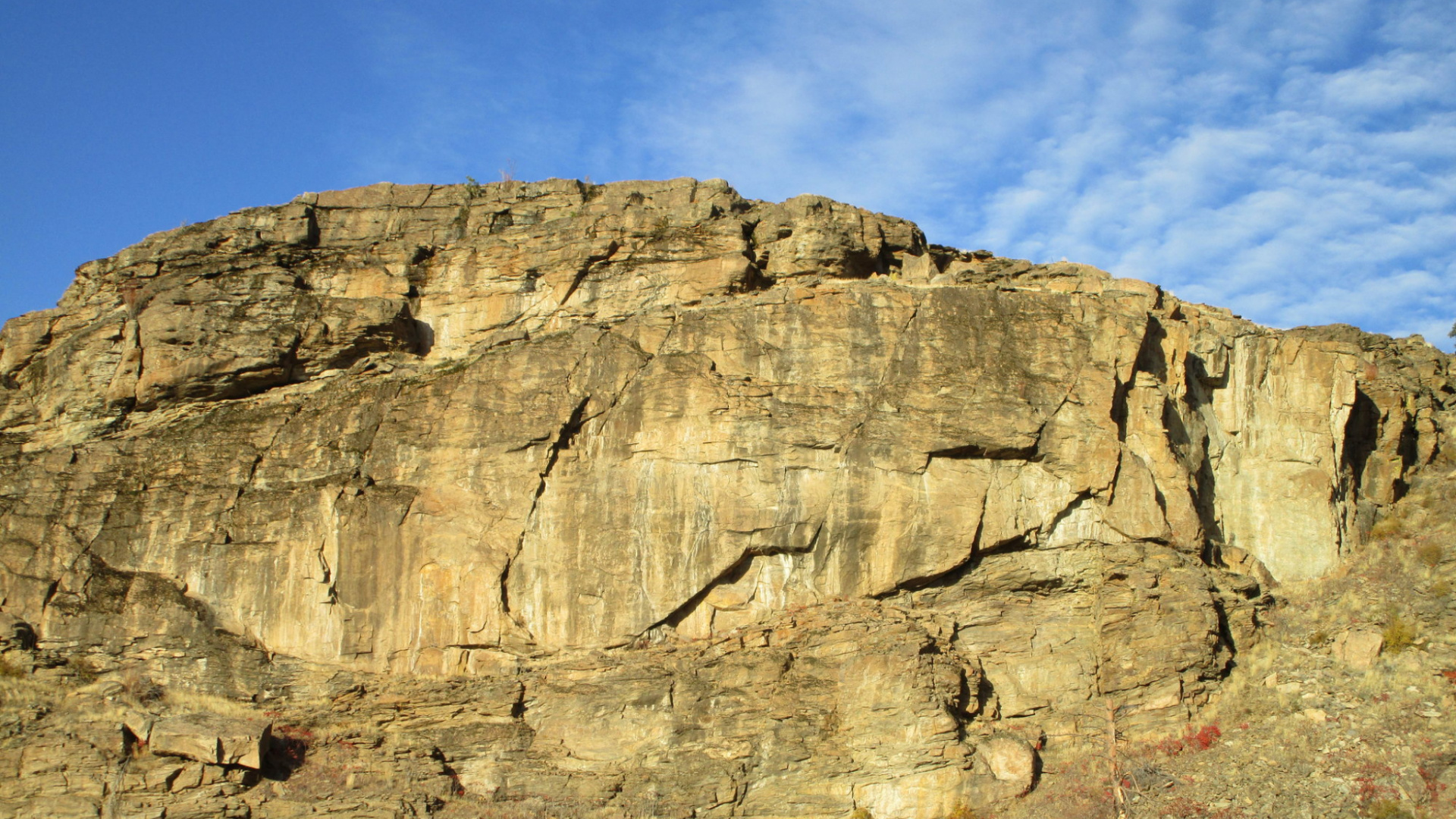 Brown Rock Formation Under Blue Sky During Daytime. Wallpaper in 1920x1080 Resolution