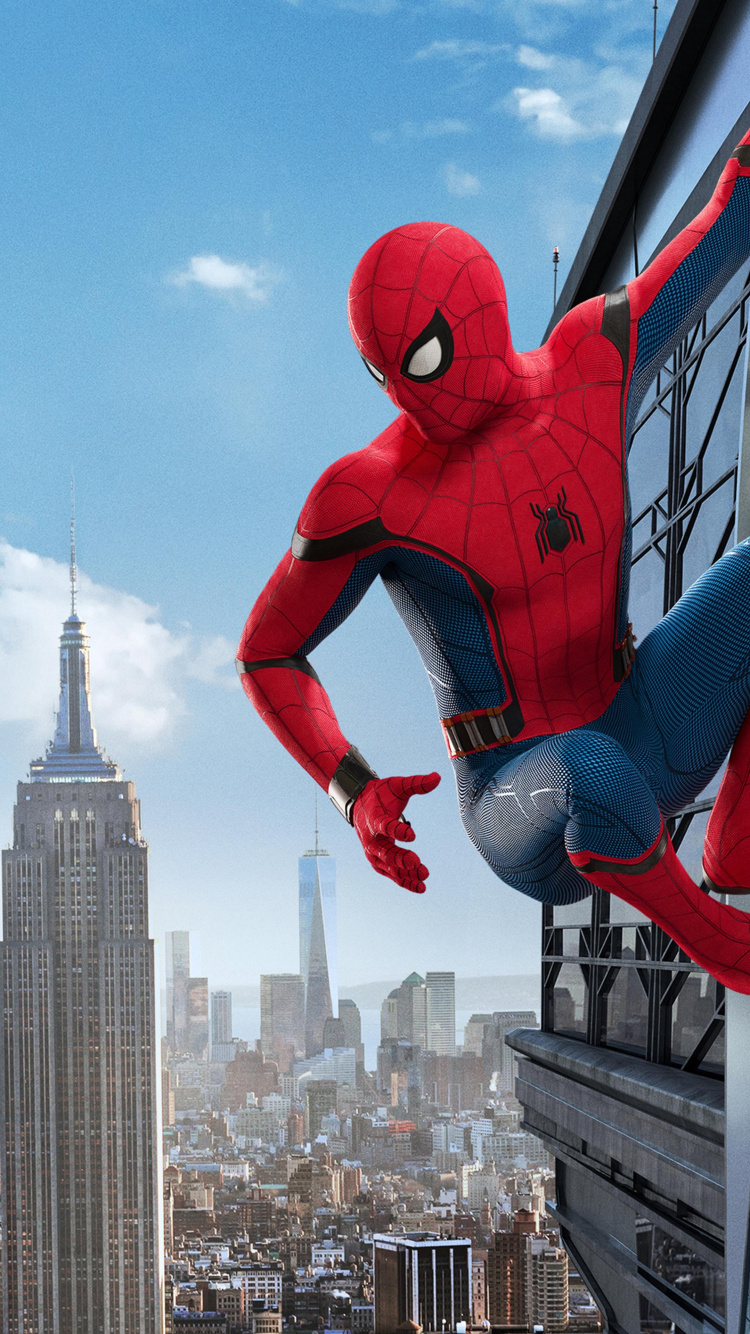 Spider-man, Wunder Spider-Man Meilen Moral, Marvel Comics, Gebäude, Cloud. Wallpaper in 750x1334 Resolution